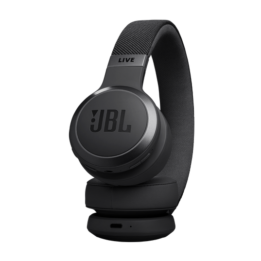 JBL Live 670NC - Black - Wireless On-Ear Headphones with True Adaptive Noise Cancelling - Detailshot 2